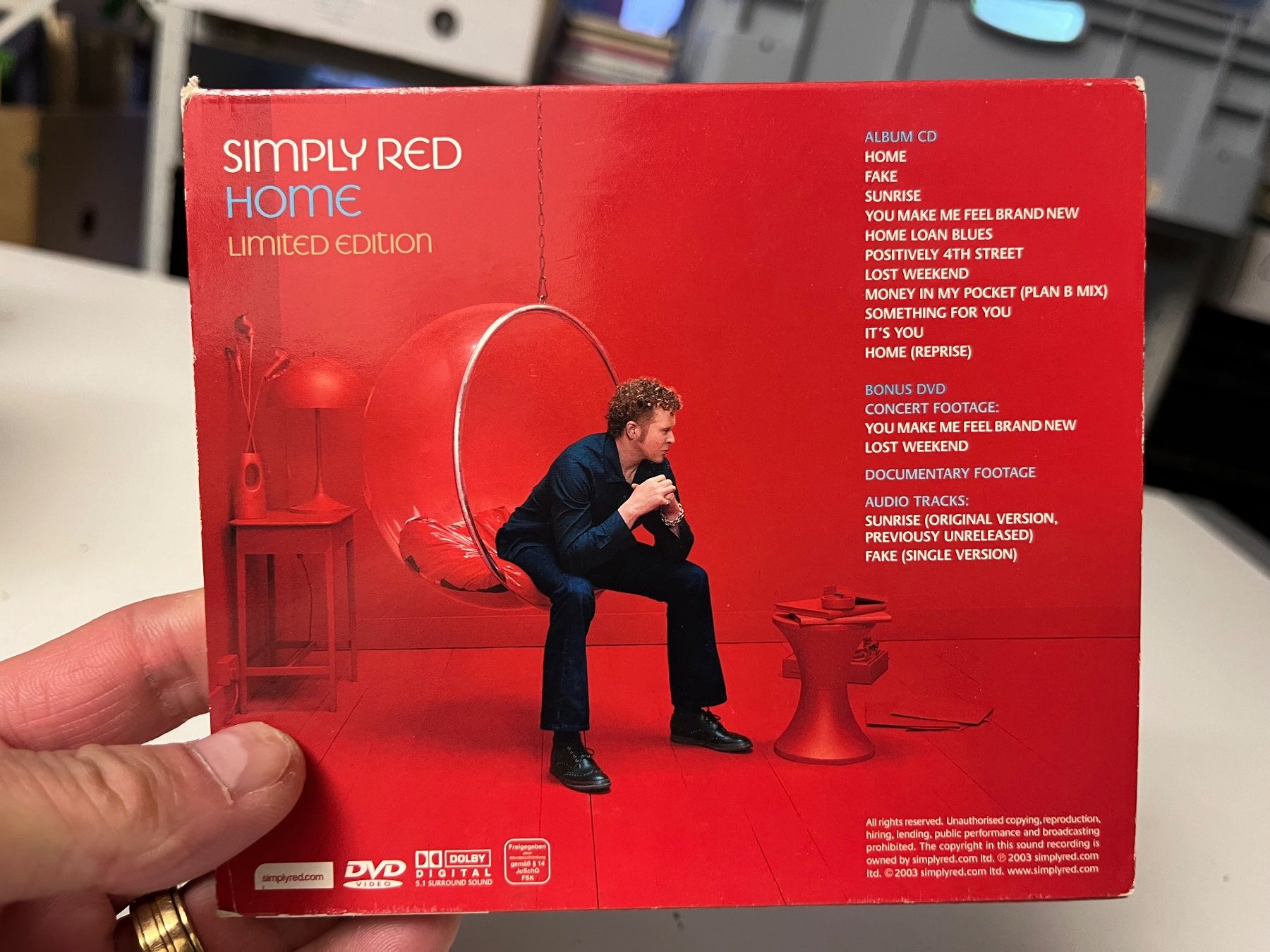 CD: Simply Red - Home - HH21A – Nuovo (secondo la descrizione) da Küsnacht ZH venduto da Internetradio 1