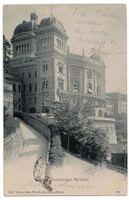 Bern, Mittelbau des Bundespalastes, gelaufen 1903