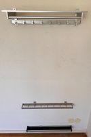 Vintage Aluminium Wand-Garderobenablage, EDAK AG, 70er Jahre