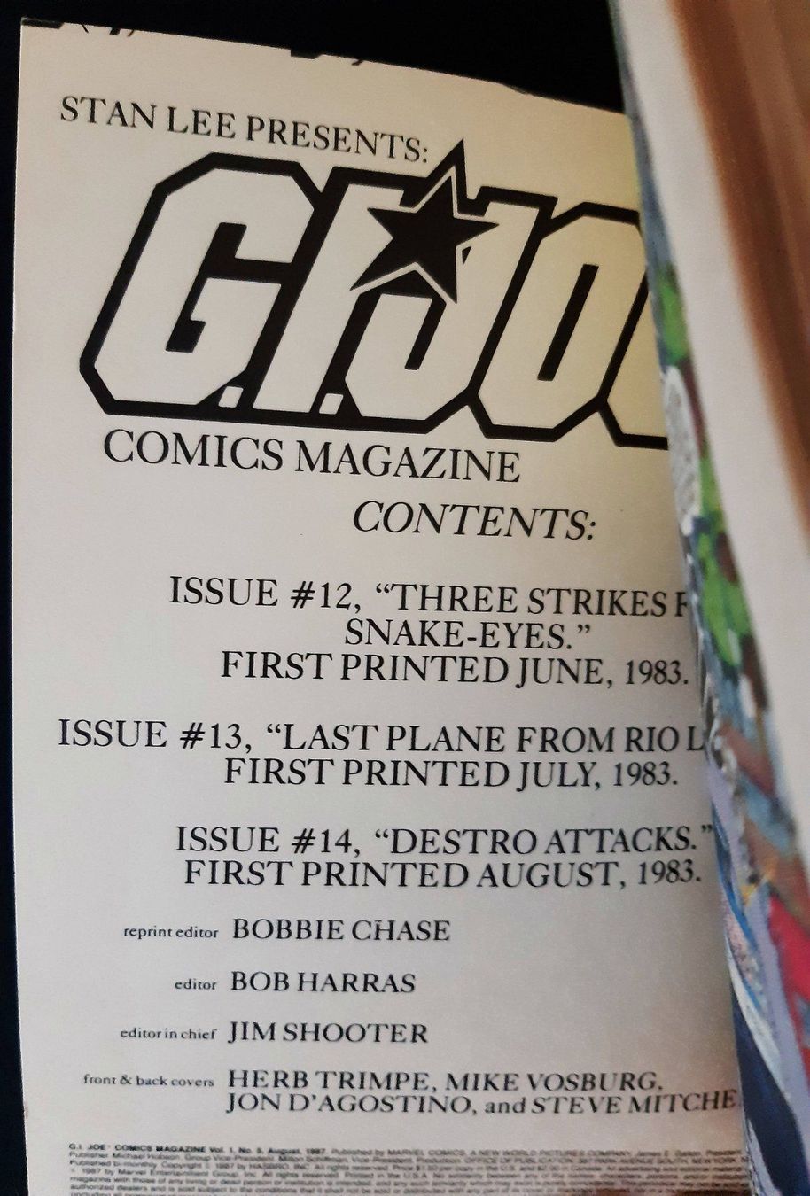 Fumetti: GI JOE #5 COMICS MAGAZINE DIGEST STAN LEE MARVEL 1987 – Usato da Lugano venduto da YouWantUS 2