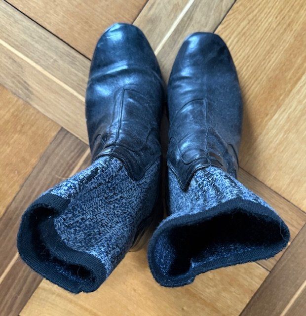 Scarpe da donna: Stiefeletten Stoff/Lackleder – Usato da Luzern venduto da 127064