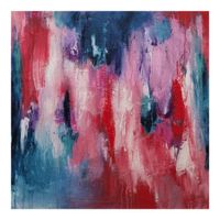 Abstraktes Bild 80x80cm mit Rahmen