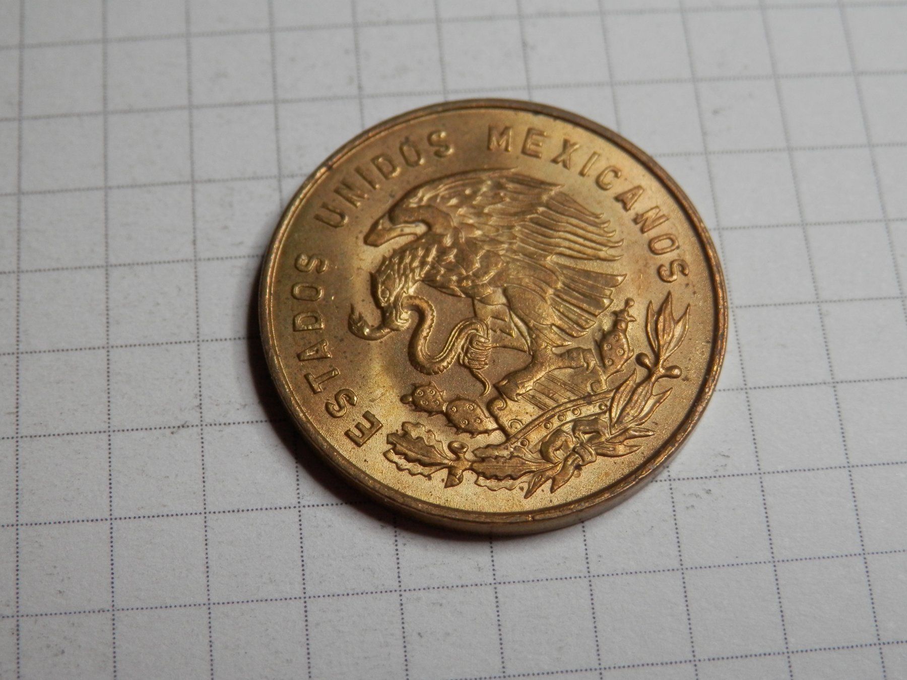 Tutti le monete: Mexiko 5 Centavos, 1968 – Usato da Weiach venduto da weiach81 1