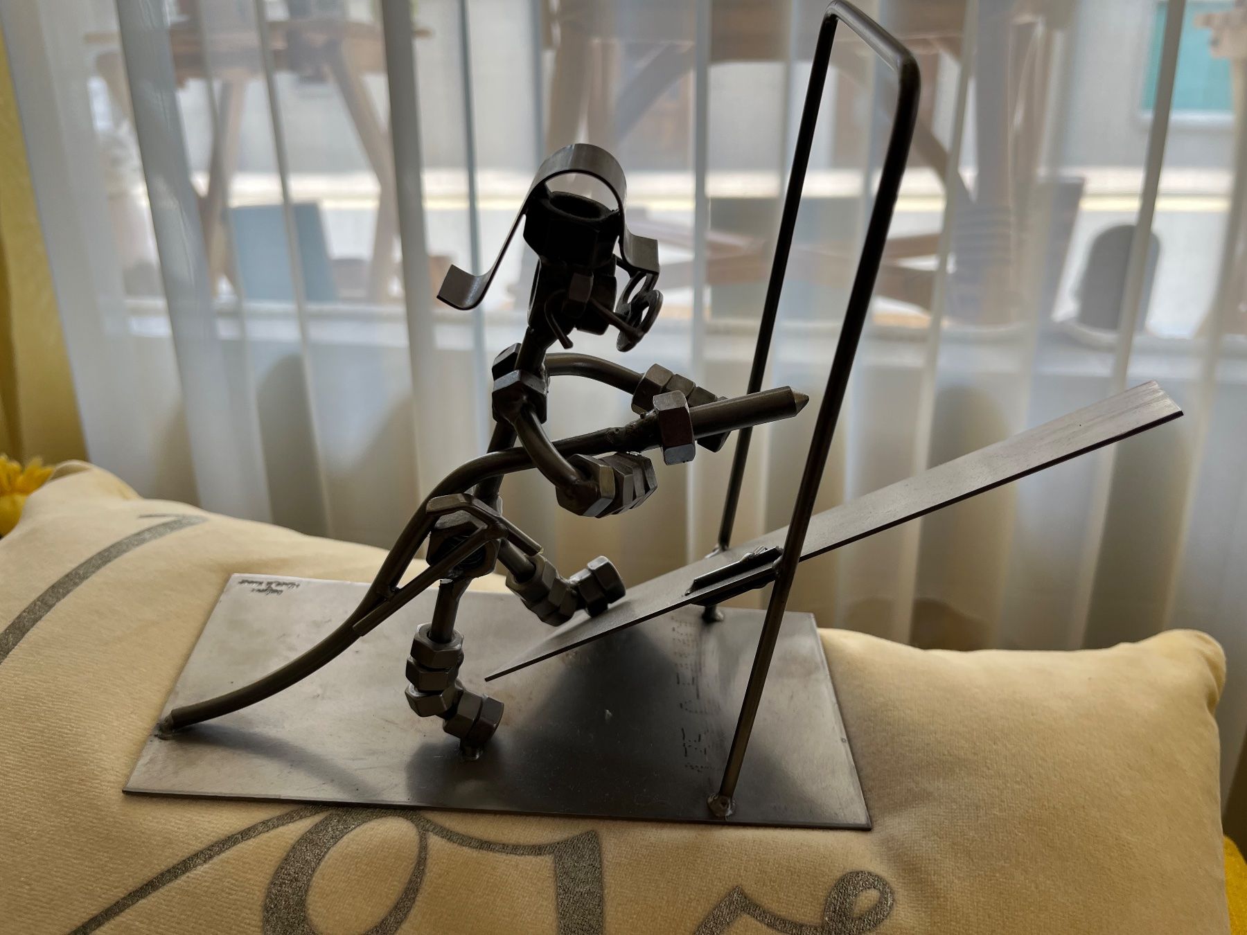 Statuette: Metall Figur Arbeiter – Usato da Eschenbach SG venduto da Joey-Li
