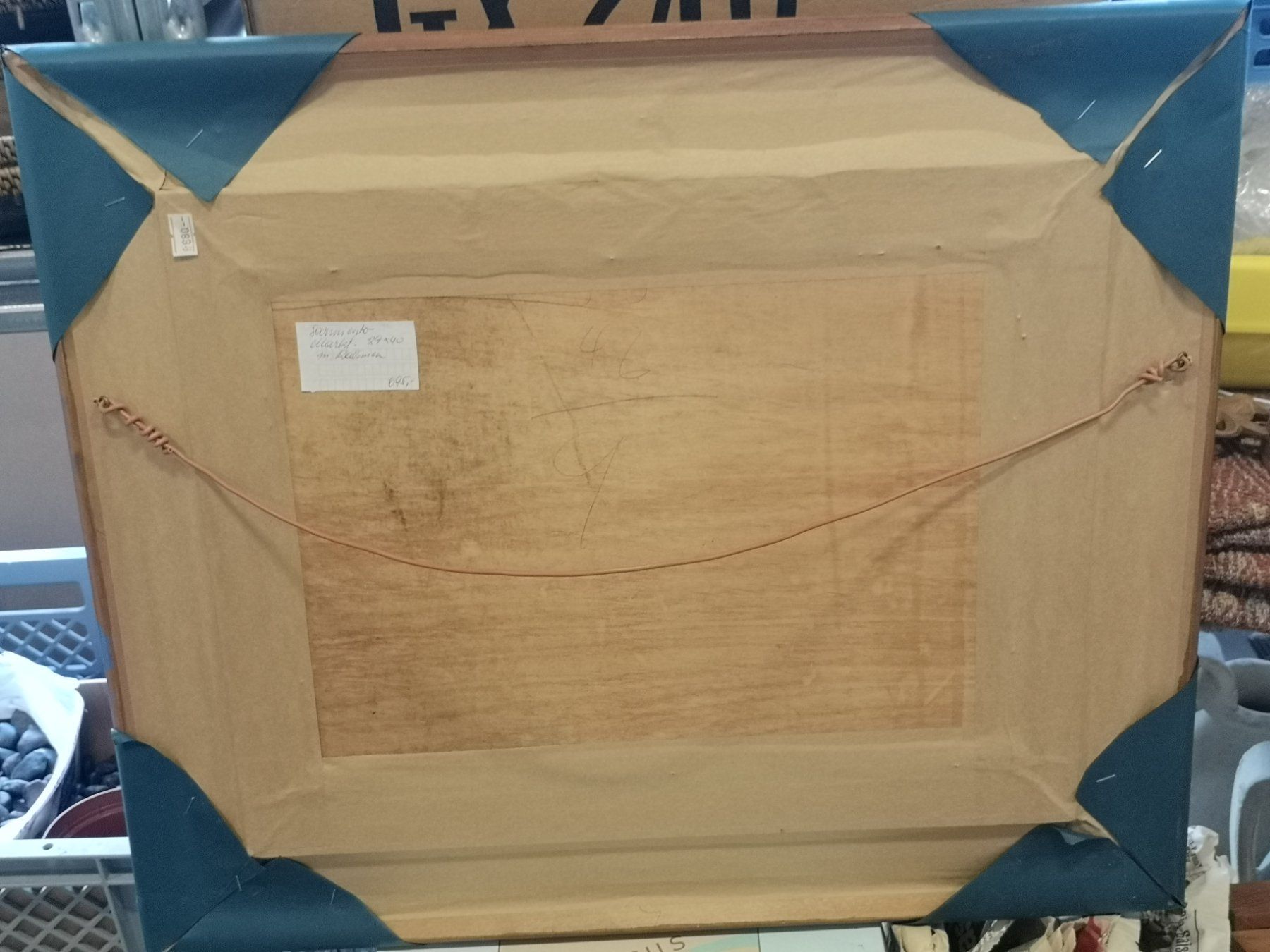 Dipinti: Oel Gemälde Bild Marktplatz 62cm x 52cm Philippinen Cebu – Usato da Kloten venduto da Asiatica 4