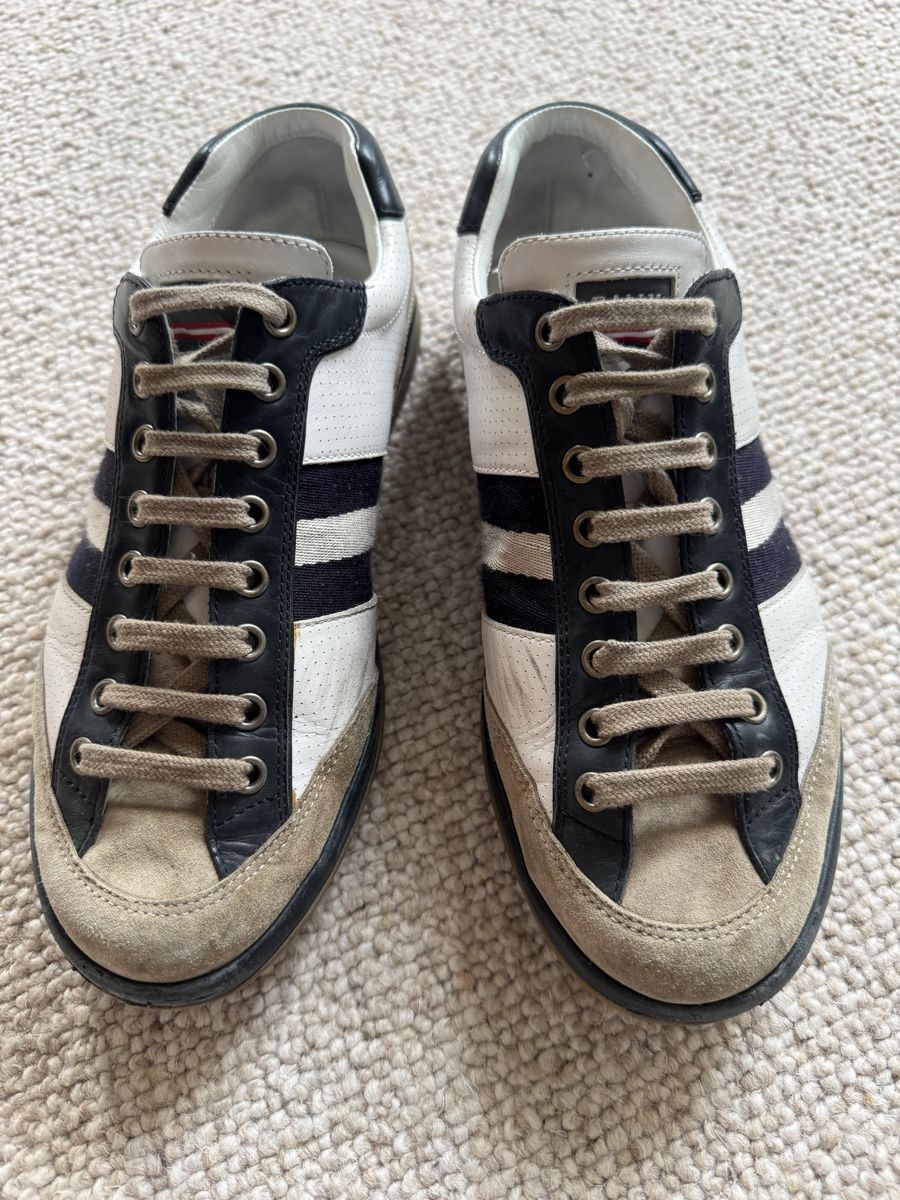 Bally Scarpe da uomo: Bally Sneaker in retro Stil, Grösse 40.5, Leder – Usato da Cham venduto da matap1 1