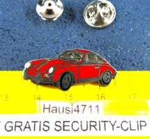 PORTSCHE 356 ROT AUTO PIN ENAMEL