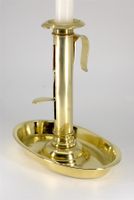 K0402 Antiker Biedermeier-Handleuchter Kerzenständer ~1845