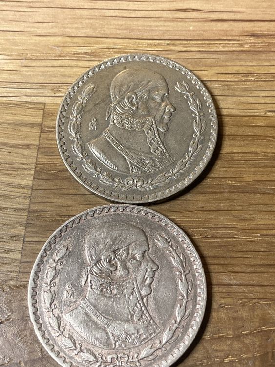 Pièce Mexicaine 50 Pesos Centenario 1943 – Collection Numismatique – Diamètre 35 Mm, Restaurée