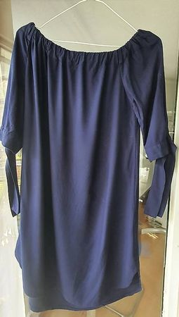 Lascana Carmen-Kleid Dunkelblau  Gr. 40 (wie neu)