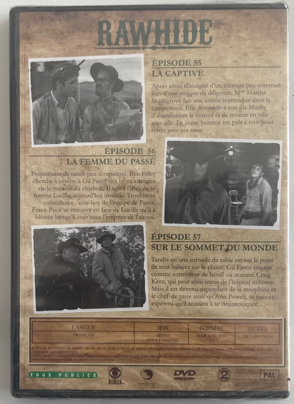 Tutti i DVDs: CLINT EASTWOOD - RAWHIDE N°19 – Usato da Poliez-Pittet venduto da Newtown-Records 4