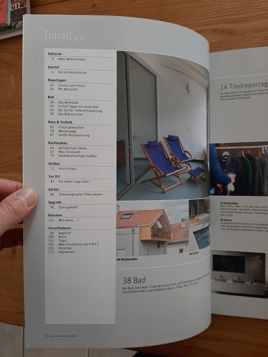 Riviste & Magazine: Häuser modernisieren Juni - August 2021 – Nuovo (secondo la descrizione) da Affoltern am Albis venduto da Sabinezc 1
