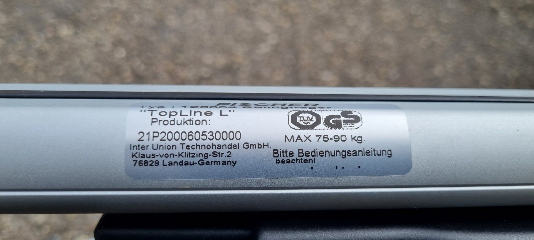 Dachträger: Dachträger Universal 1.2m breit Aluminium Aerodynamisch. – Gebraucht aus Safnern von 1EJR8 5