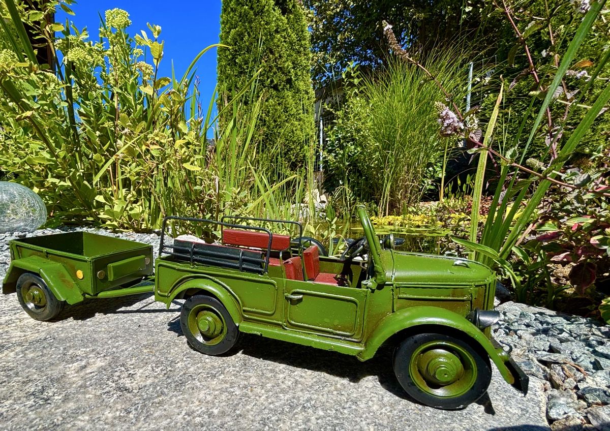 Modellautos: Blechauto mit Anhänger – Neu und originalverpackt aus Langendorf von Blechfahrzeuge 9