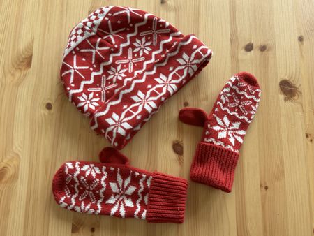 H&M Winter Set, Mütze und Handschuhe, Grösse 128-146