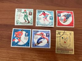 Jemen Olymp. Grenoblel 1968 ** und gest.   (5833)