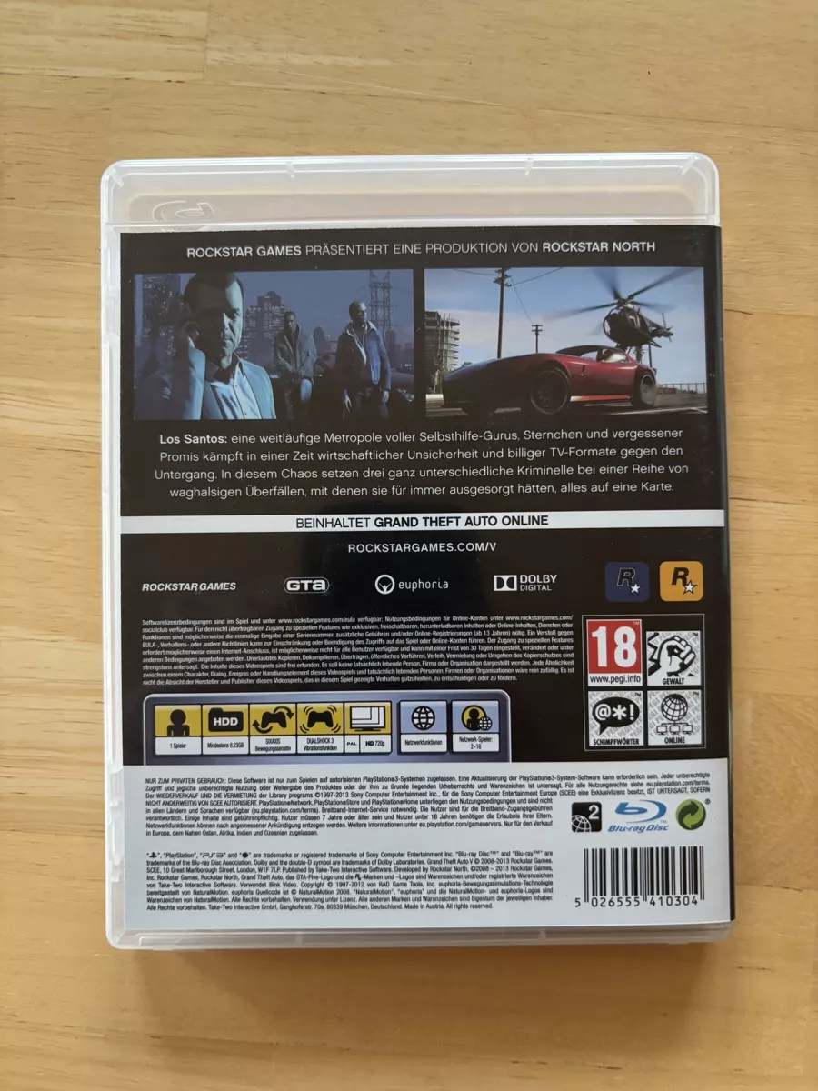 Spiele: PS3 Game / GTA Five – Gebraucht aus Uebeschi von Suppi848 1