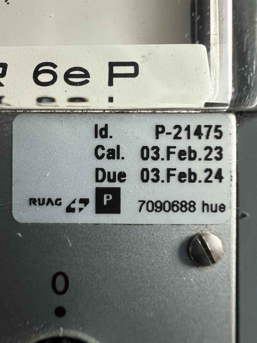 BBC Goerz Metrawatt Misurare: GOERZ UNIGOR 6eP Schweizer Luftwaffe Payerne RUAG Multimeter – Usato da Oberhofen Thun'see venduto da SwissTreasure 3
