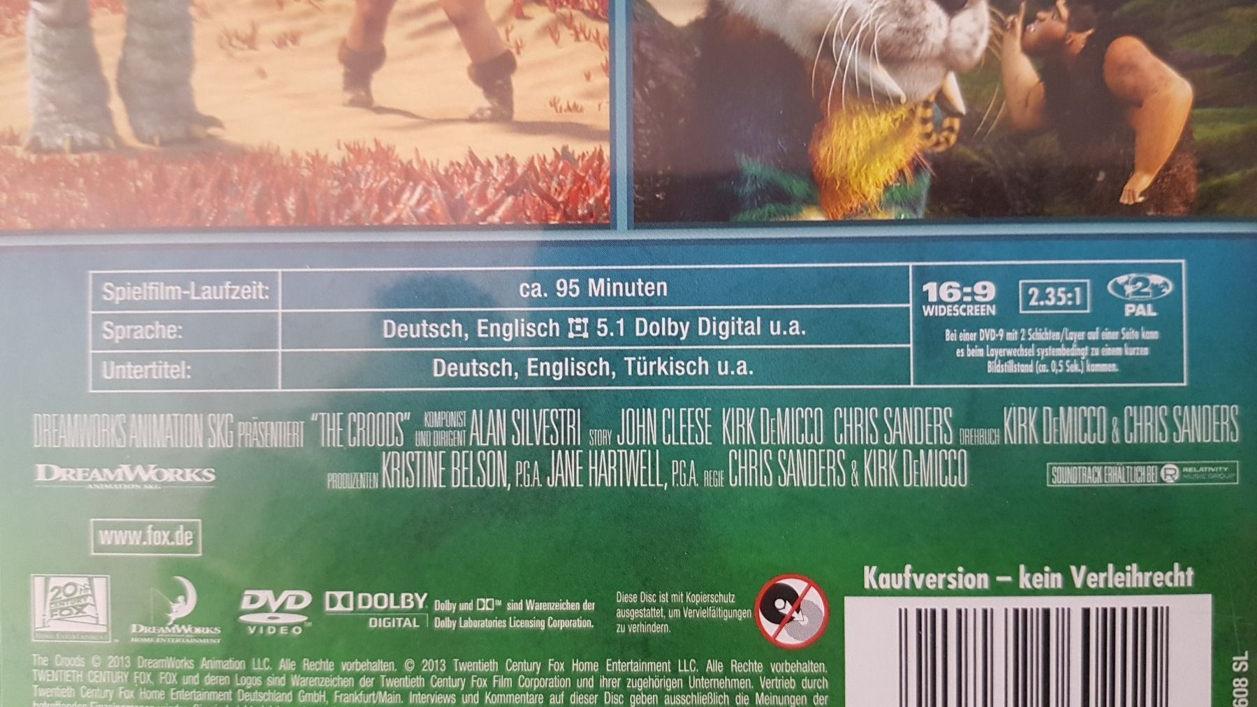 Tutti i DVDs: DVD Die Croods – Usato da Oetwil am See venduto da fineli2 1