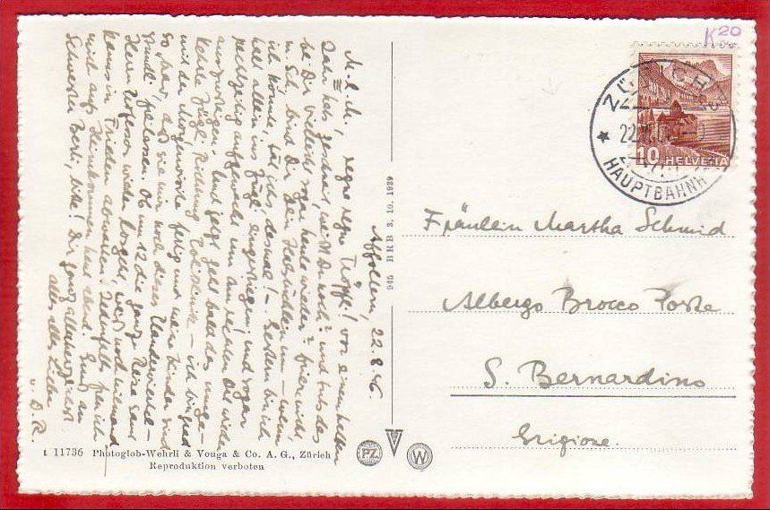 Cartoline postali: AM TÜRLERSEE – Usato da Grüningen venduto da Kartenlaube 1