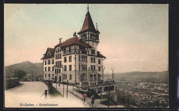 Cartes postales: AK St. Gallen, Scheffelstein – D'occasion à Berlin par bartko-reher