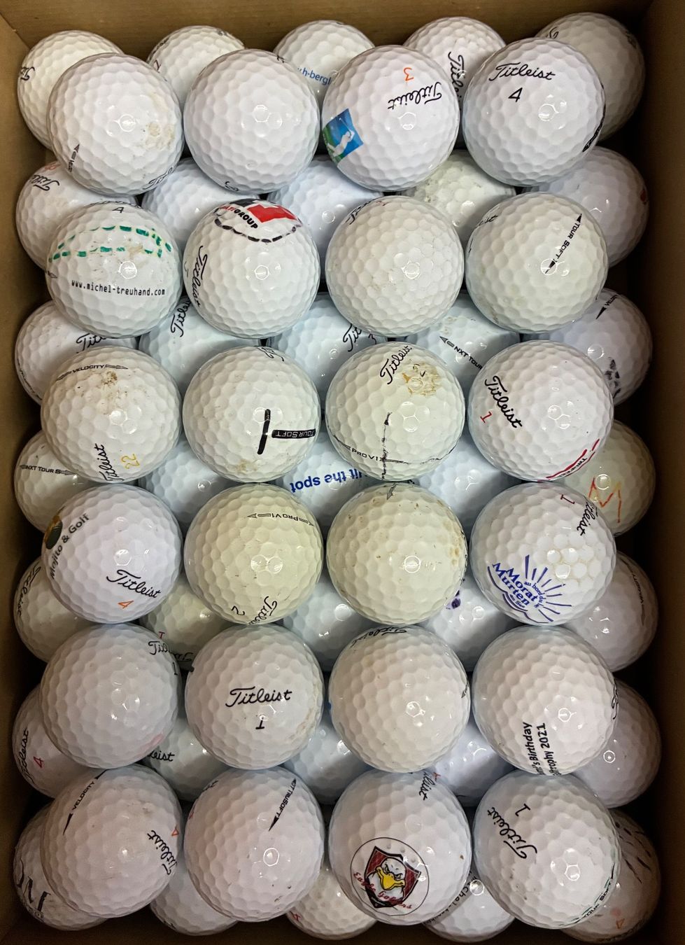 Titleist Palloni: Titleist 118 Golfbälle mix gebraucht – Usato da Allschwil venduto da Gorgeli 2