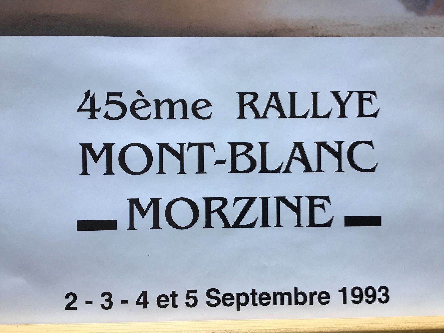 Foto & Immagini: Rallye du Mont-Blanc 1993 – Usato da Némiaz (Chamoson) venduto da Patoshi 2