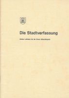 Chur Stadtverfassung - Kleiner Leitfaden 1968