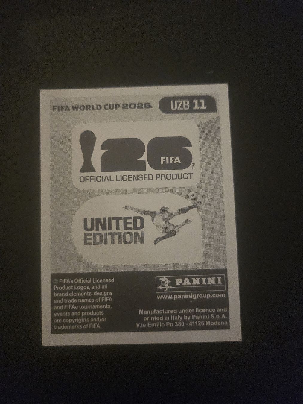 Panini Carte collezionabili: panini UZB 11 – Nuovo (secondo la descrizione) da Croy venduto da sylvie1350 1