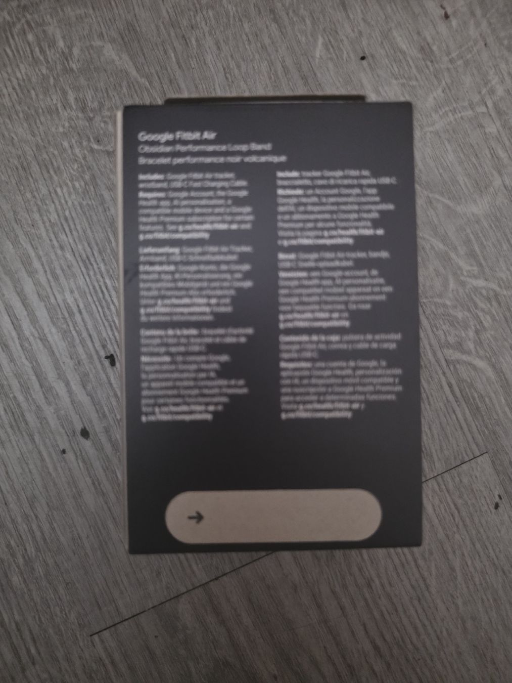 Google Armbänder & -reifen: Bracelet Google Fitbit Air Obsidian neuf – Neu und originalverpackt aus Genève von mei_d6lr 1