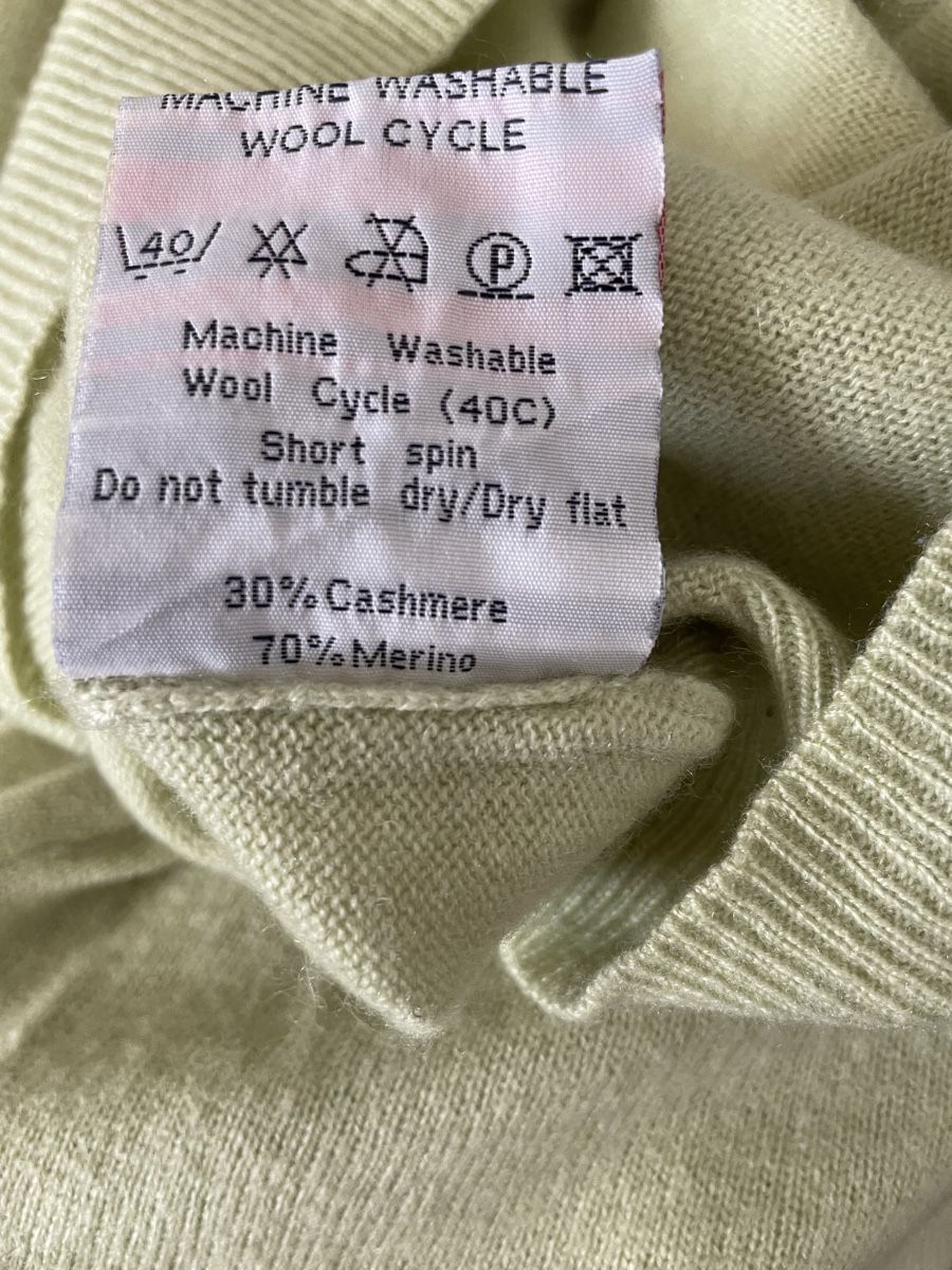 Pullover & Sweatshirts: Pull Woolovers cachemire laine vert clair taille M – Neu (gemäss Beschreibung) aus Vuippens von ale_6gkb 6