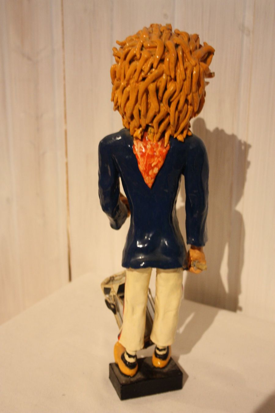 Statuette: alter Waggis mit Trommel – Usato da Oberwil BL venduto da Hesa41 1