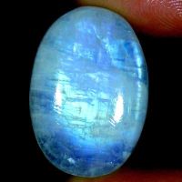 Regenbogen-Mondstein 44,0 ct Blau Cabochon Naturstein
