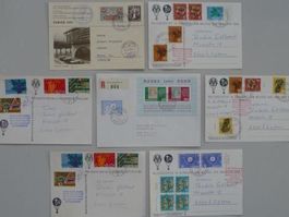 Sammlung: 7 Briefe: Ballonbriefe, saubere Belege !