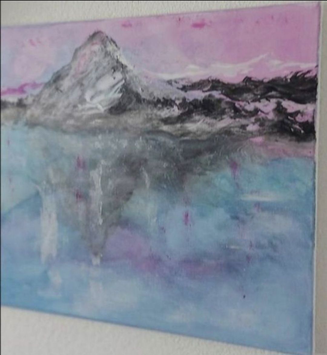 Dipinti: Gemälde Berg am See handmade 40×50 – Nuovo (secondo la descrizione) da Riehen venduto da Steinbock1970 2