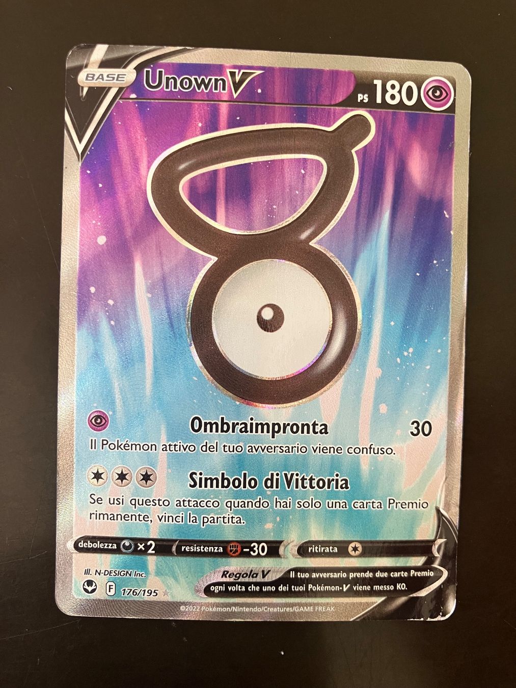 Pokémon Carte collezionabili: Pokémon Karte - Unown V – Usato da Gossau ZH venduto da EBHA