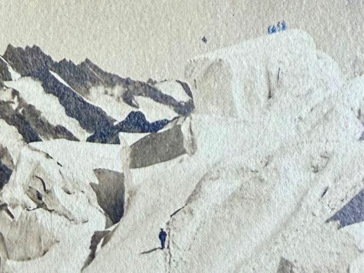 Cartoline postali: Jungfraubahn  - Eismeer und Schreckhorn - AK – Usato da Lutry venduto da Ediego 2