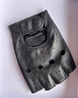 Leder Handschuhe Chopper Gr.9 Schwarz Neu