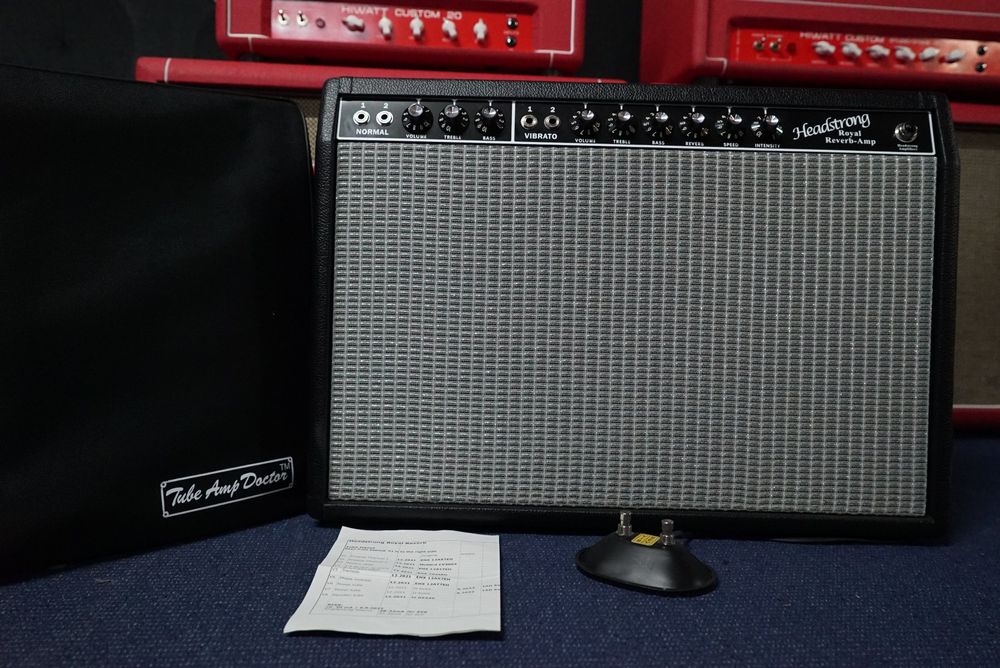 Headstrong Royal ReverbHandWired AB763 Deluxe Rev replica Kaufen