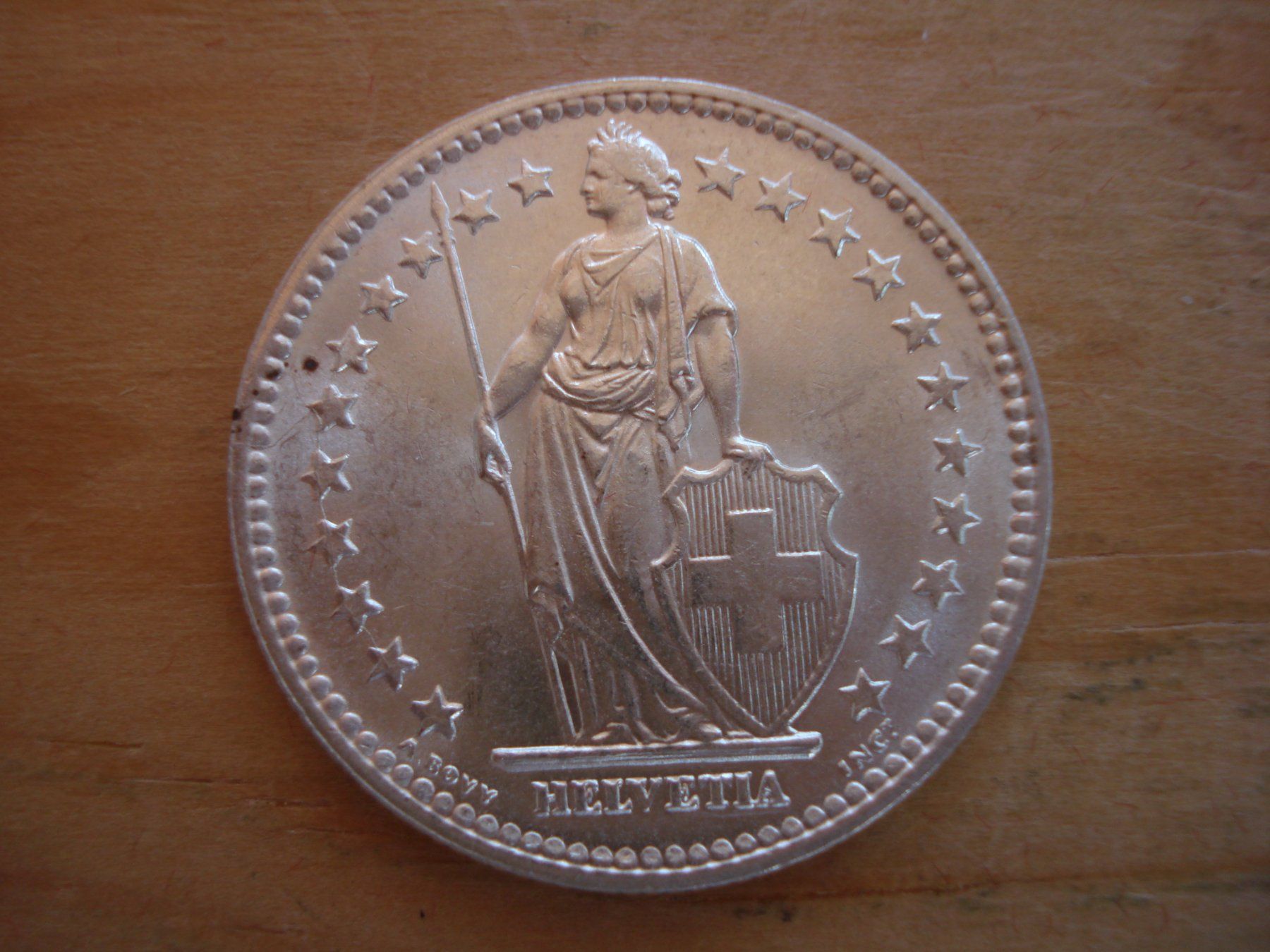 Alle Münzen: (C1) 2 Franken 1947 STGL – Gebraucht aus Erlach von Net-Coins 1