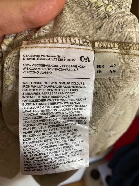 C&A Vestiti: Sommerkleid C&A (Gr. 42) – Usato da Zürich venduto da siljona 3