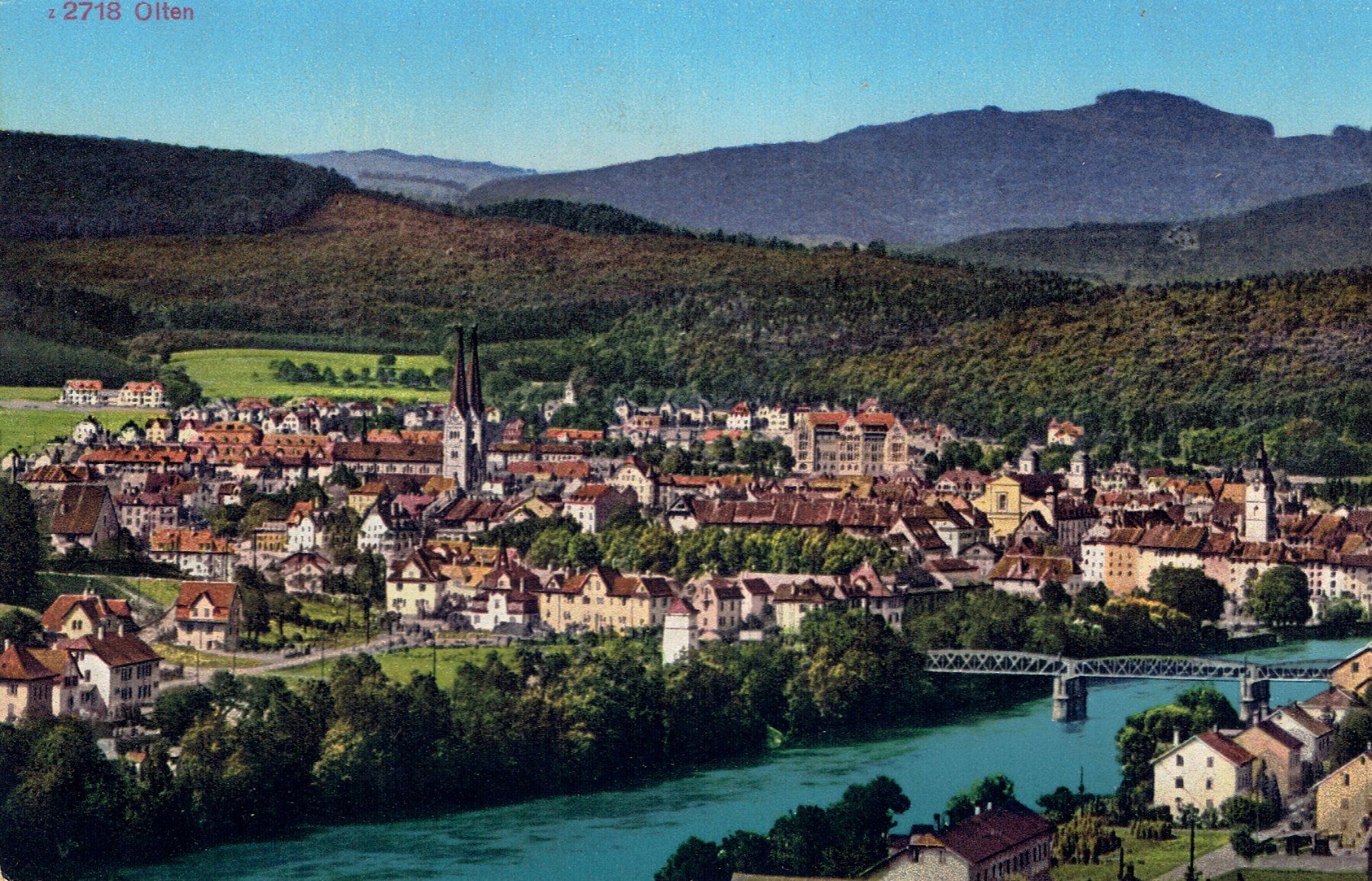 Ansichtskarten: Olten SO, um 1920 – Gebraucht aus Otelfingen von Schmitte9