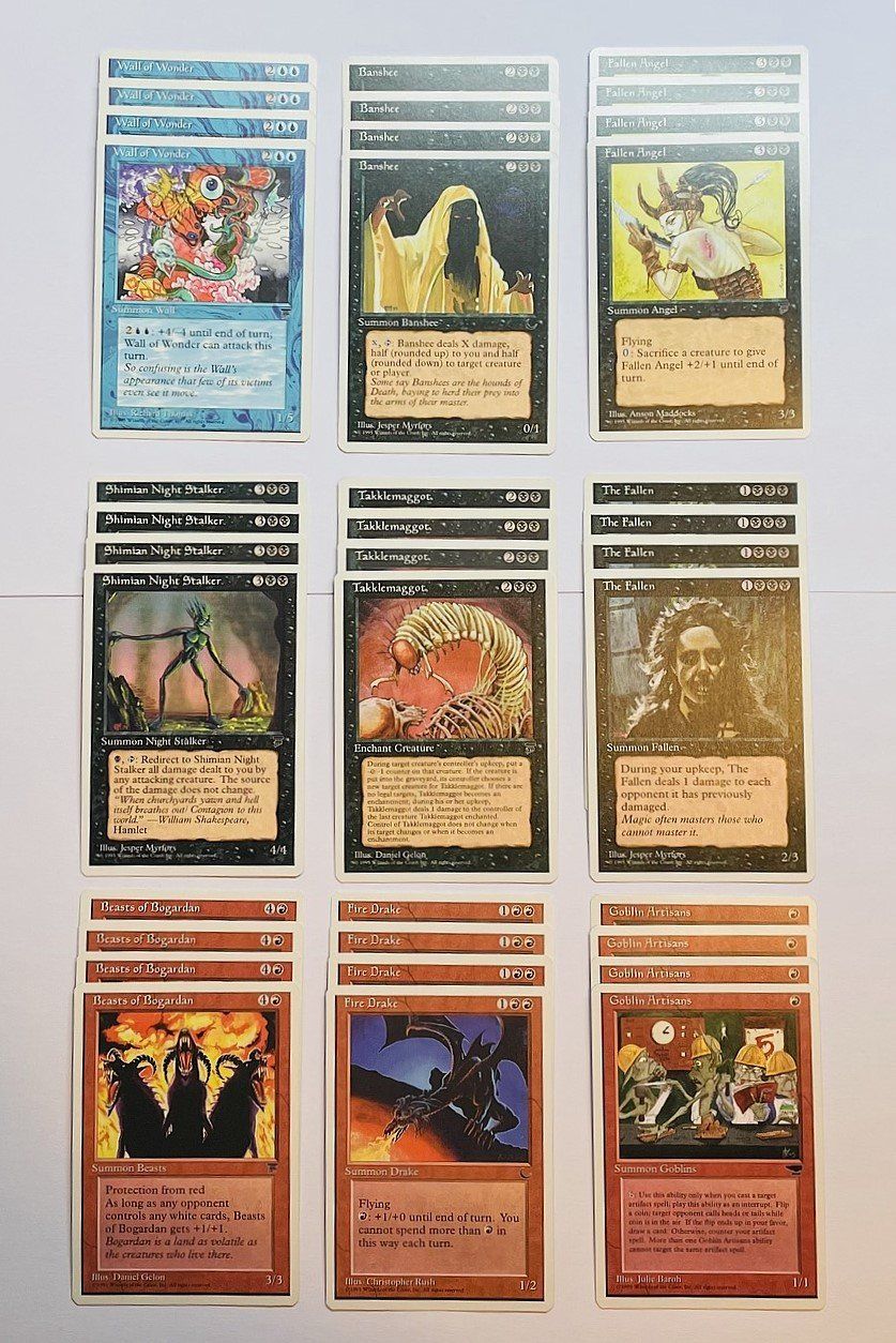 Magic The Gathering Sammelbilder & Trading cards: Magic The Gathering Uncommon Set 4x 25 Chronicles – Gebraucht aus Duggingen von nad_6yzh 3
