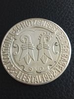 Medaille Kantonalschützenfest Beider Basel 1982, silber stgl