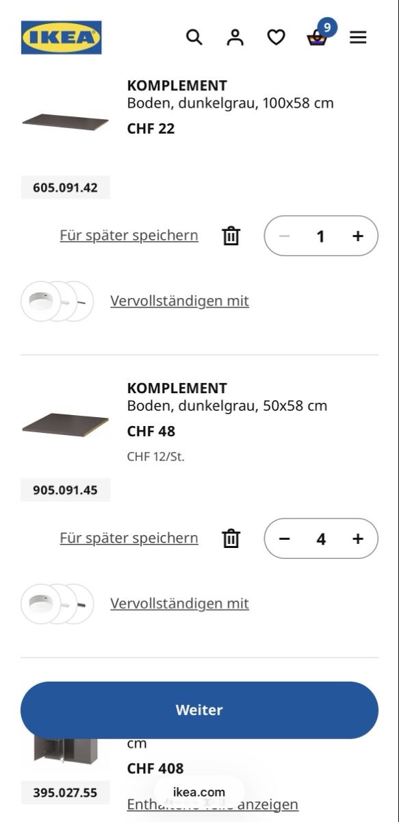 Schränke: Pax Kleiderschrank grau – Neu (gemäss Beschreibung) aus Liebefeld von ah_1 8