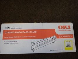 Original OKI C3300, C3400, C3450,C3600 yellow Drum, 43460205