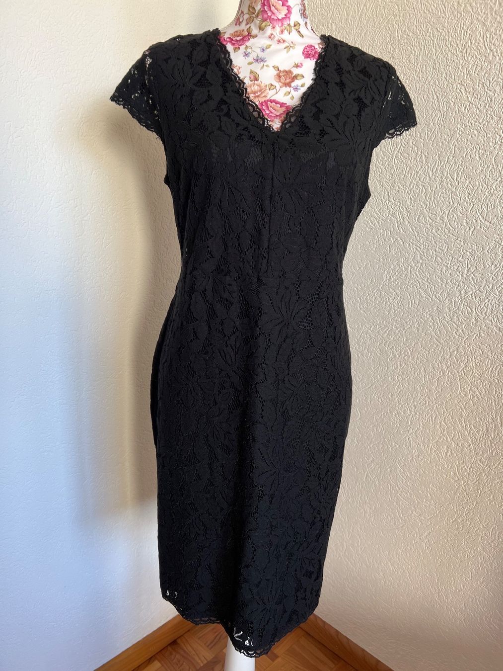 H&M Vestiti: Damen Kleid schwarz mit Spitze – Usato da Chur venduto da van_hnc6