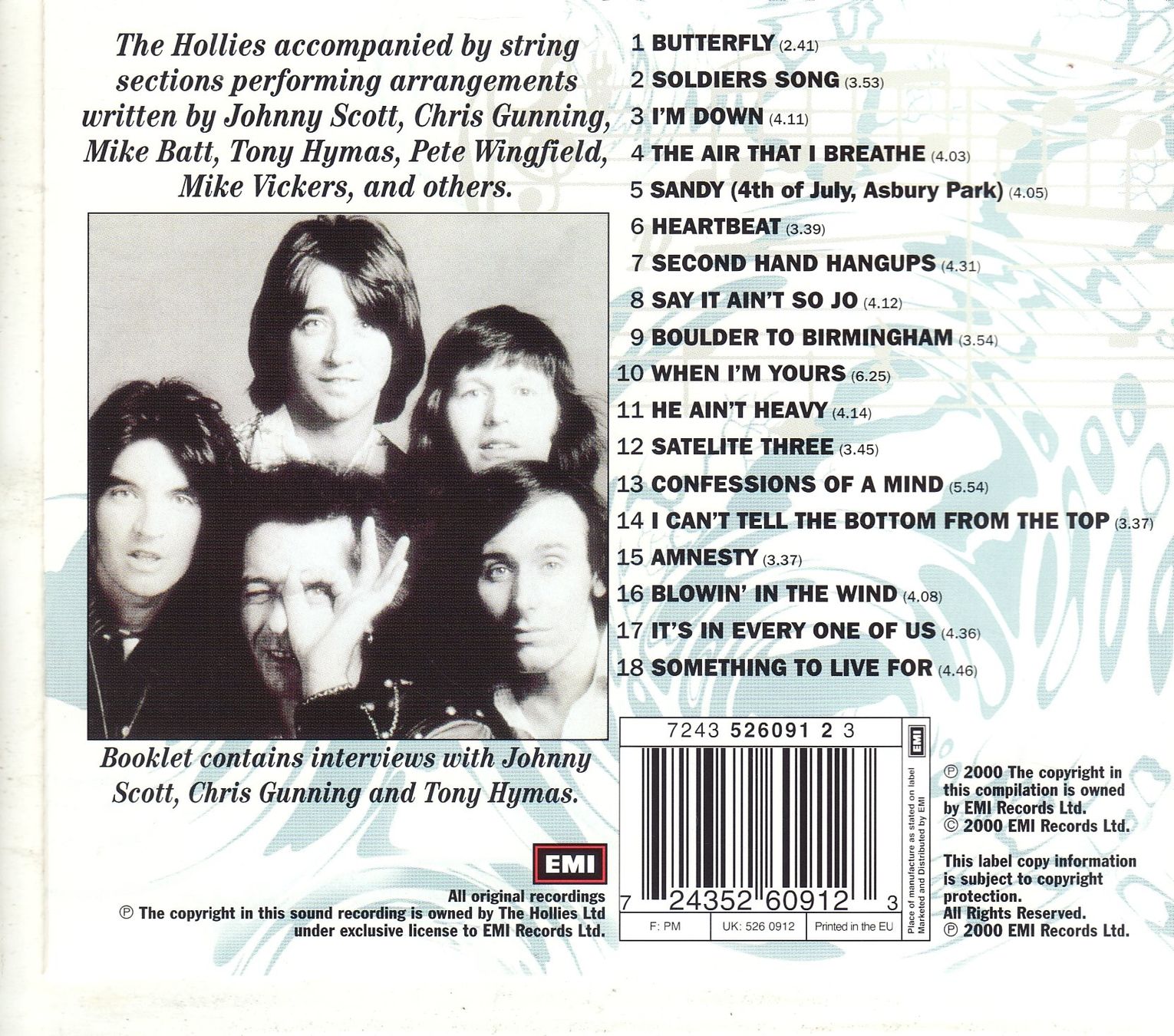 CD: The Hollies – Orchestral Heaven – Nuovo (secondo la descrizione) da Boussens venduto da catfood01 1