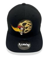 Furious Bird with Golden Helmet 3D Embroidered Snapback Cap