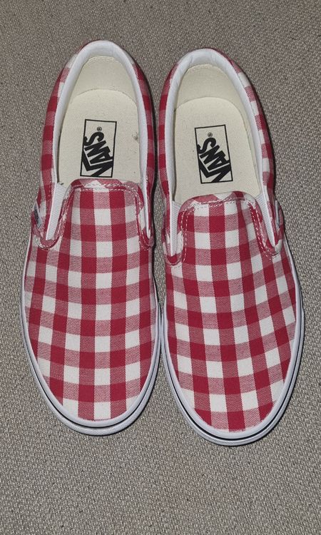 Vans Slip On rot kariert Gr. 40 Kaufen auf Ricardo